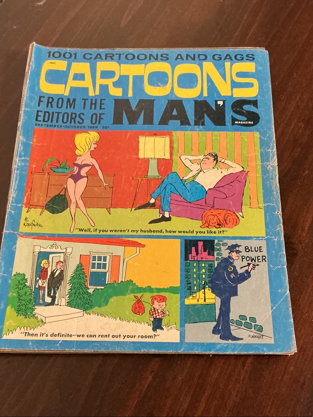 Vintage Menβs Humor Magazine Pulp 1969